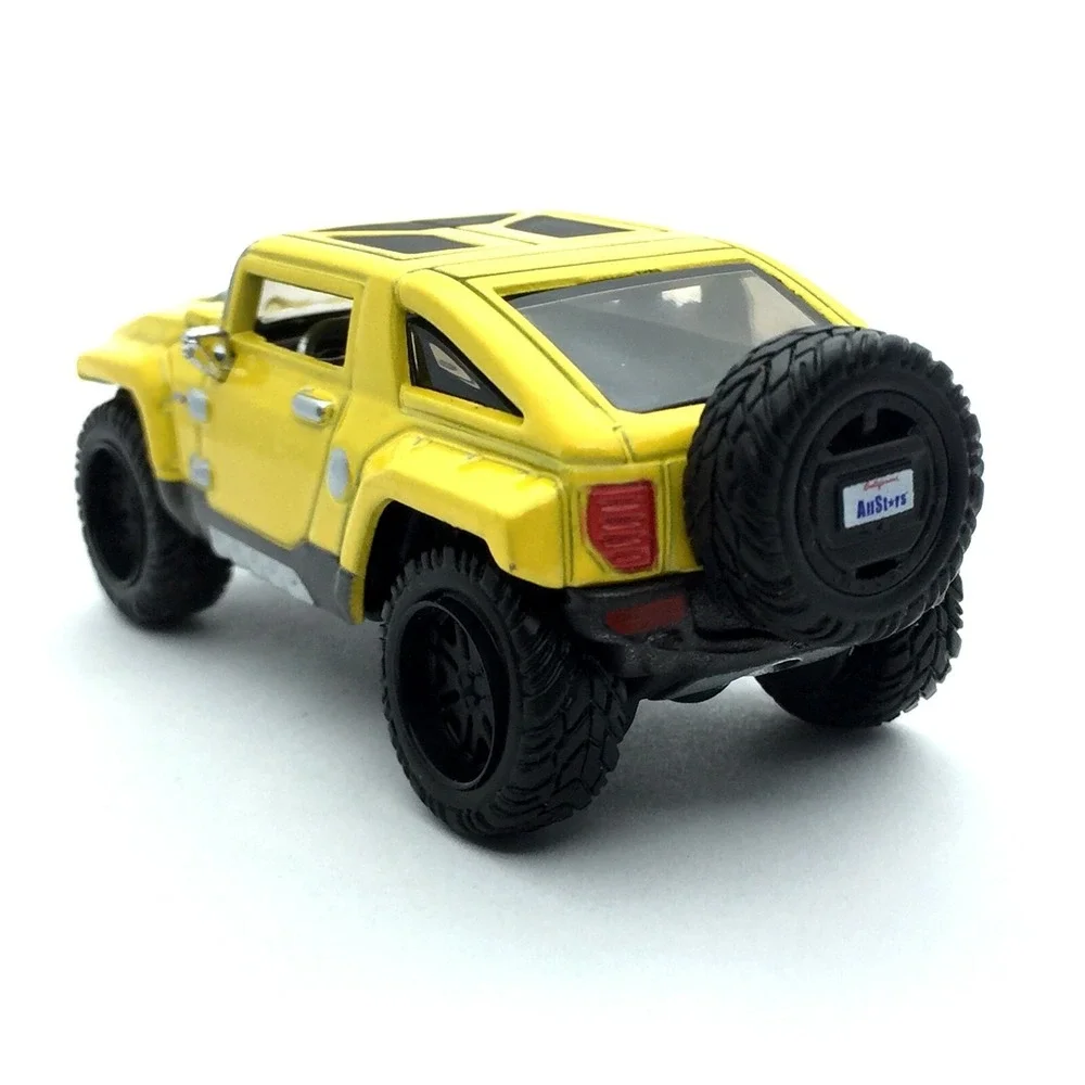 Maisto All Stars Hummer‎ HX Concept SUV Yellow Diecast 1/64 Scale Loose
